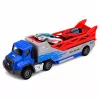 LEAN TOYS Camião com Rampa Transportador Lançador Carro Molas Motor 1:55
