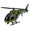 LEAN TOYS Helicóptero Militar com Gancho, Luzes e Sons Verde