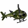 LEAN TOYS Helicóptero Militar com Gancho, Luzes e Sons Verde