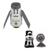 LEAN TOYS Nave Espacial Satélite Cápsula Antena de Comunicação Conjunto Astronauta