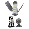 LEAN TOYS Vaivém Espacial Foguetão Veículo de Investigação Cosmonauta Satélite Conjunto