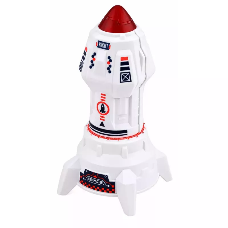 LEAN TOYS Vaivém Espacial Foguetão Veículo de Investigação Cosmonauta Satélite Conjunto
