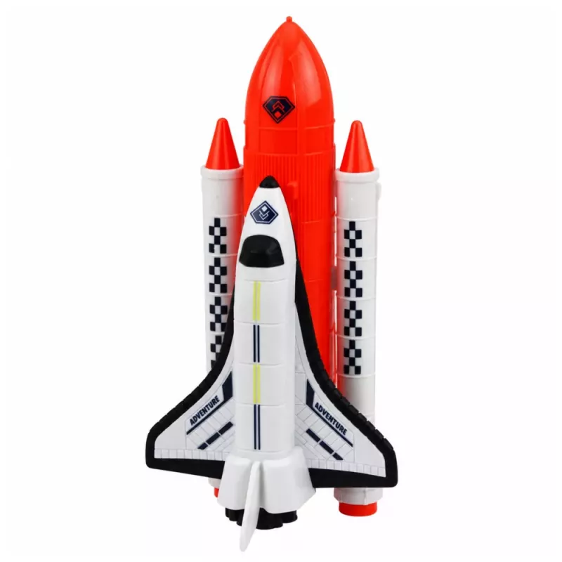 LEAN TOYS Conjunto Espacial Foguetão Vaivém Drone Astronauta Satélite Veículo