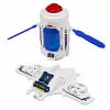 LEAN TOYS Conjunto Espacial Foguetão Vaivém Drone Astronauta Satélite Veículo