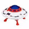 LEAN TOYS Nave Espacial OVNI Foguetão Vaivém Alien Cosmonauta Antena Conjunto