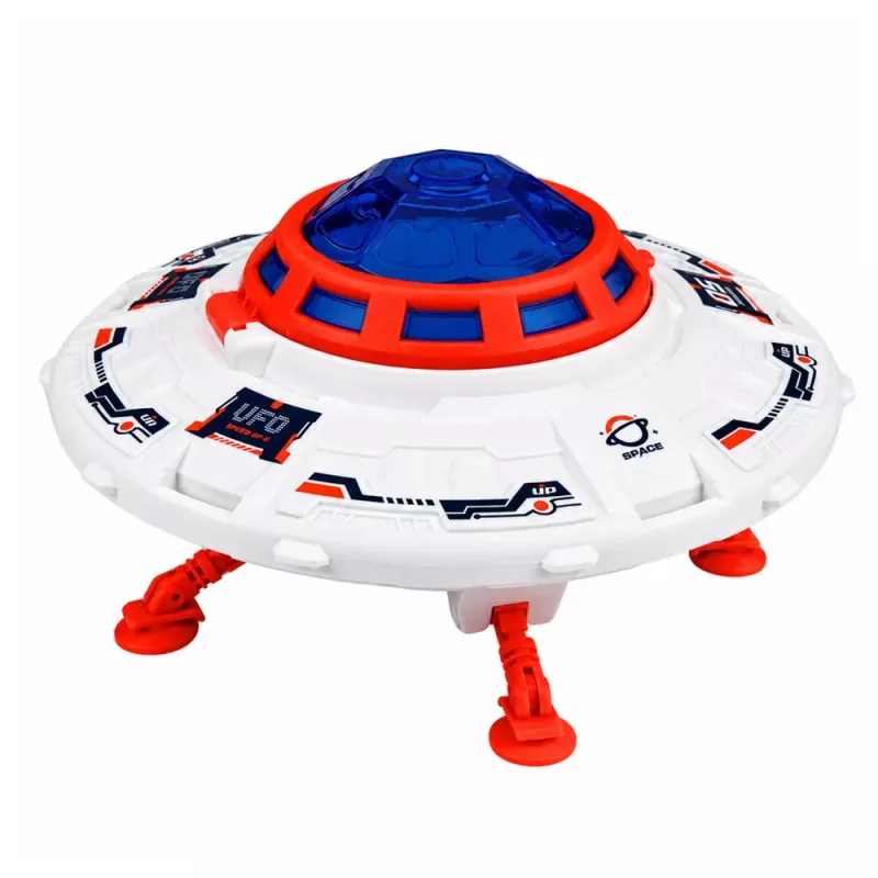 LEAN TOYS Nave Espacial OVNI Foguetão Vaivém Alien Cosmonauta Antena Conjunto