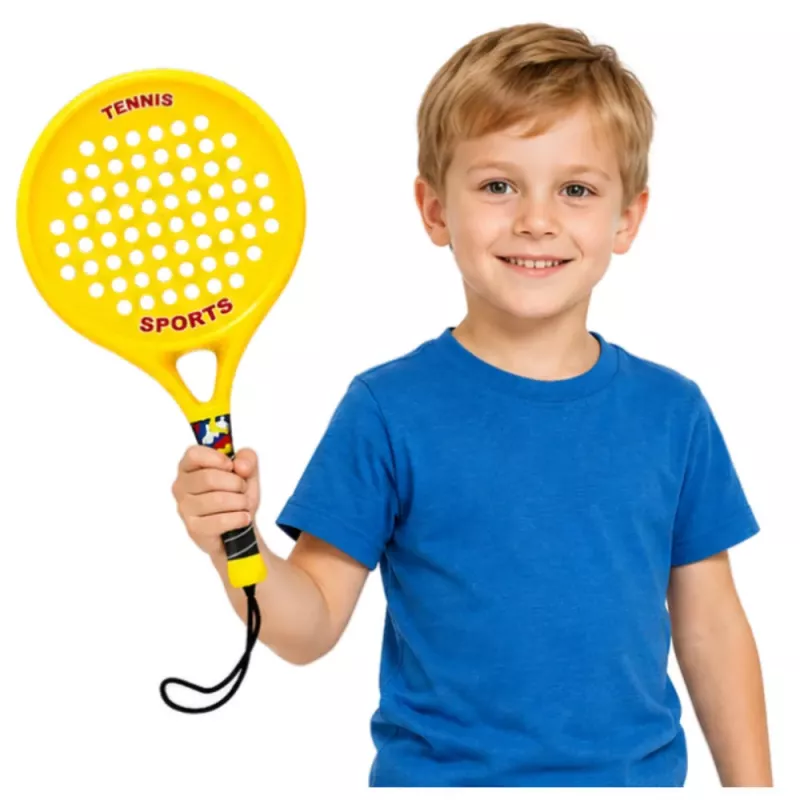 LEAN TOYS Conjunto Desportivo para Ténis de Praia, Ténis de Jardim, Raquetes, Bola de Espuma