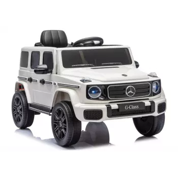 LEAN CARS Mercedes G 4x4 24V 2580 Veículo a Bateria Branco