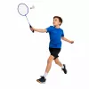LEAN TOYS Conjunto de Badminton Raquetes Volantes Bolsa Azul