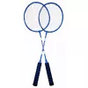 LEAN TOYS Conjunto de Badminton Raquetes Volantes Bolsa Azul