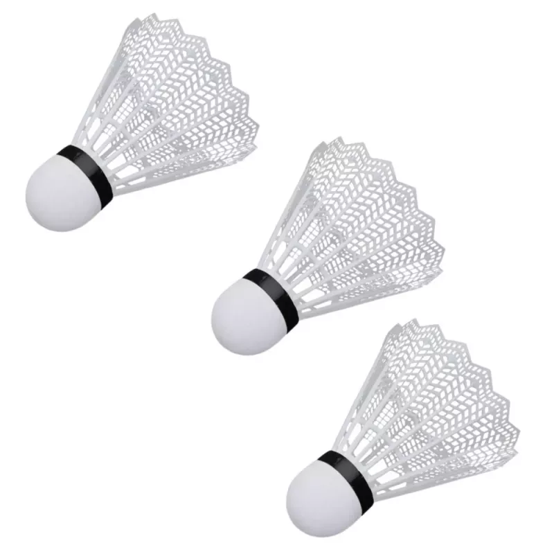LEAN TOYS Conjunto de Badminton, 3 Raquetes, Volantes, Bolsa Laranja