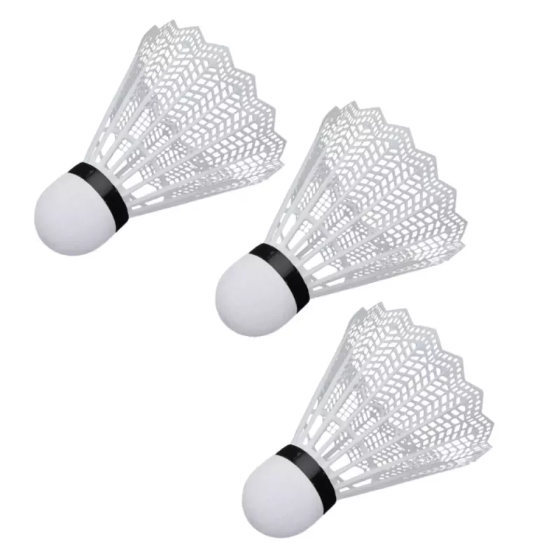 LEAN TOYS Conjunto de Badminton com 2 Raquetes, 3 Volantes e Bolsa, Verde