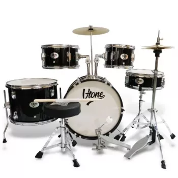 V-TONE ADJR 1 BK Bateria Acústica Júnior Preto