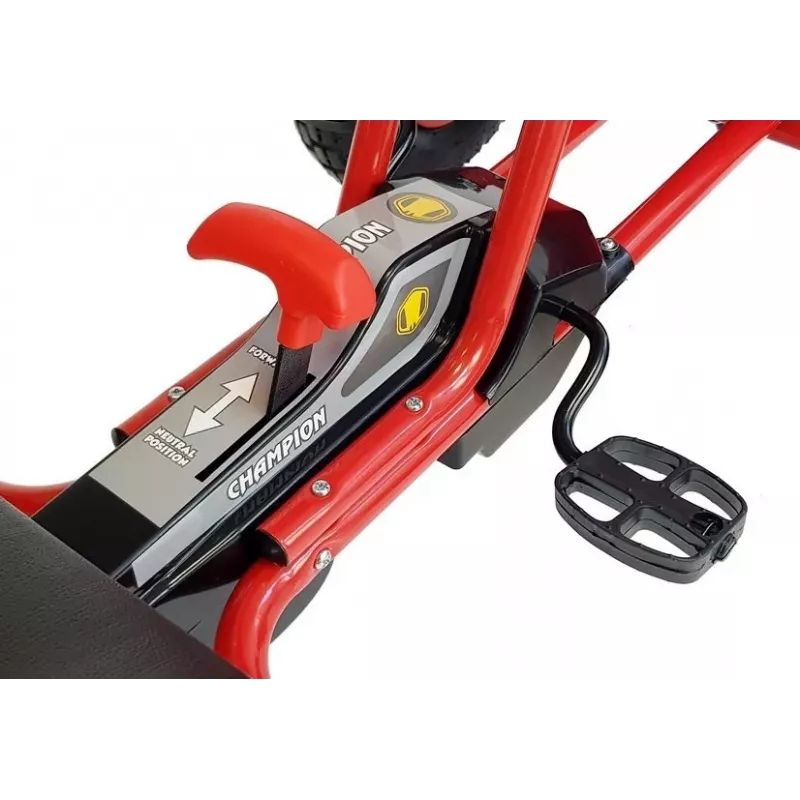 LEAN CARS Go-Cart A-18 Red Kart a pedais