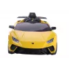 LEAN CARS Carro elétrico para crianças Lamborghini Huracan amarelo