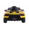 LEAN CARS Carro elétrico para crianças Lamborghini Huracan amarelo
