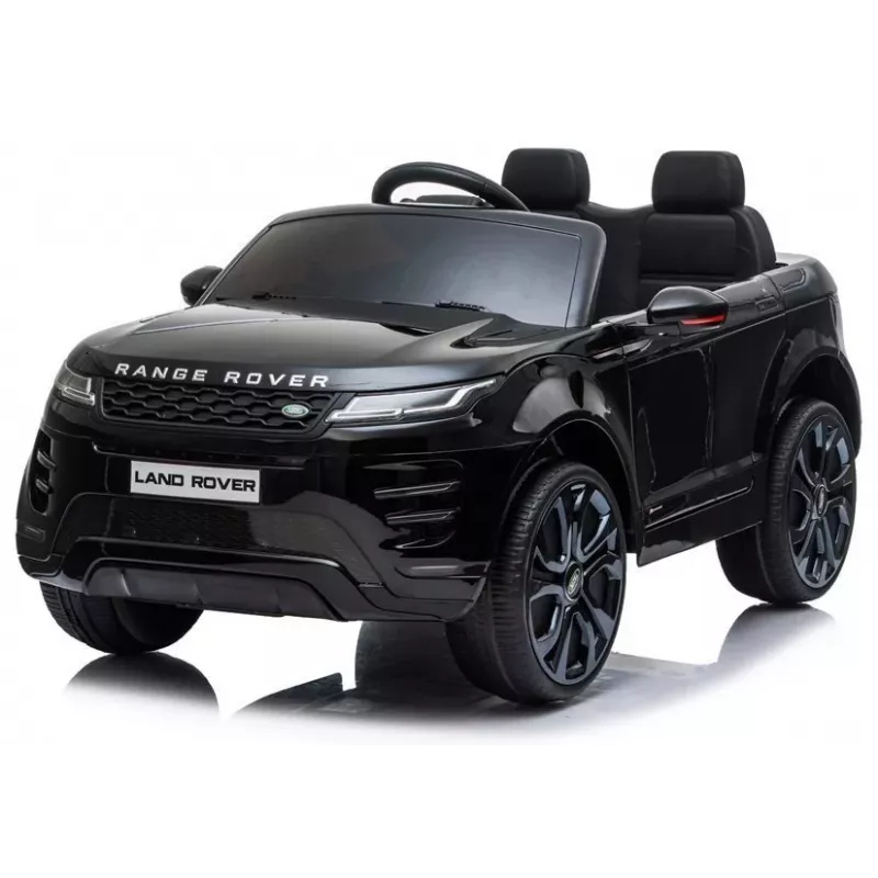 LEAN CARS Carro elétrico para crianças Range Rover Evoque preto lacado