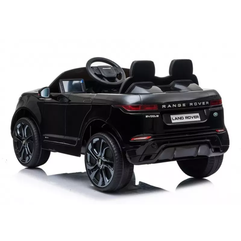 LEAN CARS Carro elétrico para crianças Range Rover Evoque preto lacado
