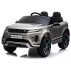 LEAN CARS Carro elétrico para crianças Range Rover Evoque prateado lacado