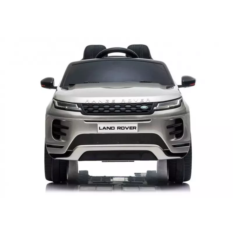 LEAN CARS Carro elétrico para crianças Range Rover Evoque prateado lacado