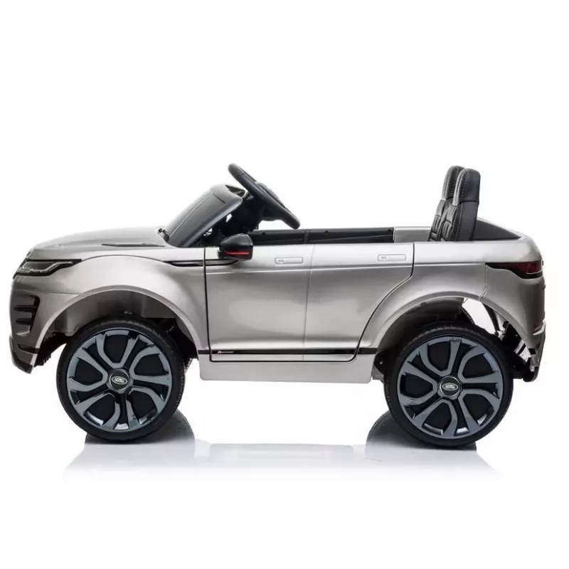 LEAN CARS Carro elétrico para crianças Range Rover Evoque prateado lacado