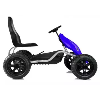 LEAN CARS Kart a pedais B012 rodas insufláveis azul