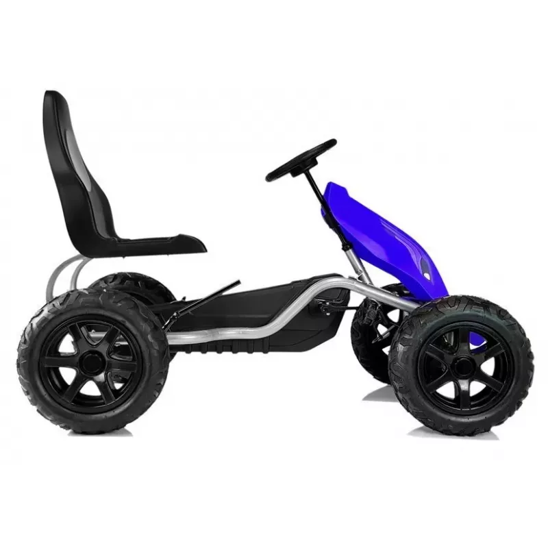 LEAN CARS Kart a pedais B012 rodas insufláveis azul