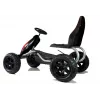 LEAN CARS Kart a pedais B012 pneus insufláveis preto para crianças 3-8 anos