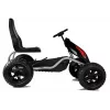 LEAN CARS Kart a pedais B012 pneus insufláveis preto para crianças 3-8 anos