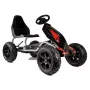 LEAN CARS Kart a pedais B012 pneus insufláveis preto para crianças 3-8 anos