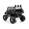 LEAN CARS Veículo elétrico para crianças Mercedes Unimog S preto