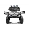LEAN CARS Veículo elétrico para crianças Mercedes Unimog S branco