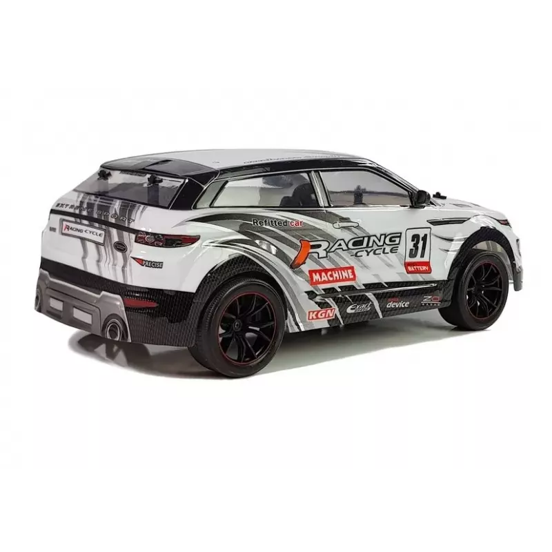 LEAN TOYS RC 1:10 Carro de Corrida Rally Desportivo Branco