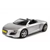 LEAN TOYS Carro de brincar descapotável prateado 1:18