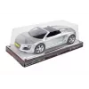 LEAN TOYS Carro de brincar descapotável prateado 1:18