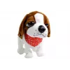 LEAN TOYS Cão interativo com trela, ladra, abana a cauda, sensores
