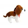 LEAN TOYS Cão interativo com trela, ladra, abana a cauda, sensores