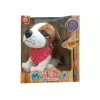 LEAN TOYS Cão interativo com trela, ladra, abana a cauda, sensores