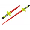 LEAN TOYS Armas espaciais pistola laser sabre de luz máscara verde