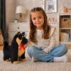 LEAN TOYS Cão Pastor Alemão interativo mexe-se, ladra