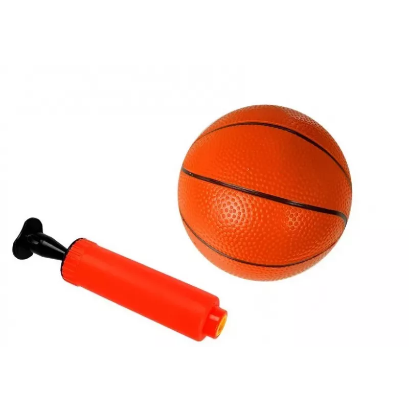 LEAN TOYS Conjunto de basquetebol para crianças jogo de pontos - marcador eletrónico, altura ajustável