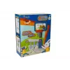 LEAN TOYS Conjunto de basquetebol para crianças jogo de pontos - marcador eletrónico, altura ajustável