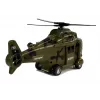 LEAN TOYS Helicóptero de salvamento militar 1:16 gancho som luz