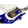 LEAN TOYS Barco de transporte policial com carros, sons e luzes