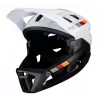 LEATT Capacete de Bicicleta MTB Enduro 2.0 V23 com Queixeira Amovível, Tamanho L (59-63 cm), Branco