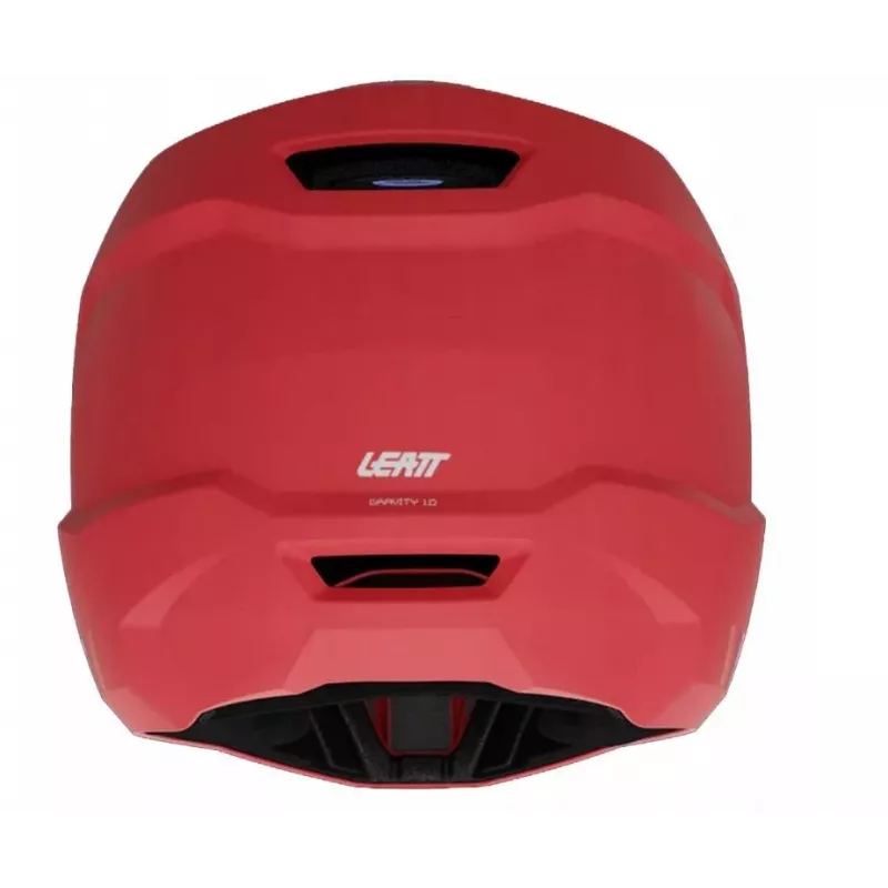LEATT Capacete de Ciclismo Full-Face MTB Gravity 1.0 V24, Tamanho M, Vermelho