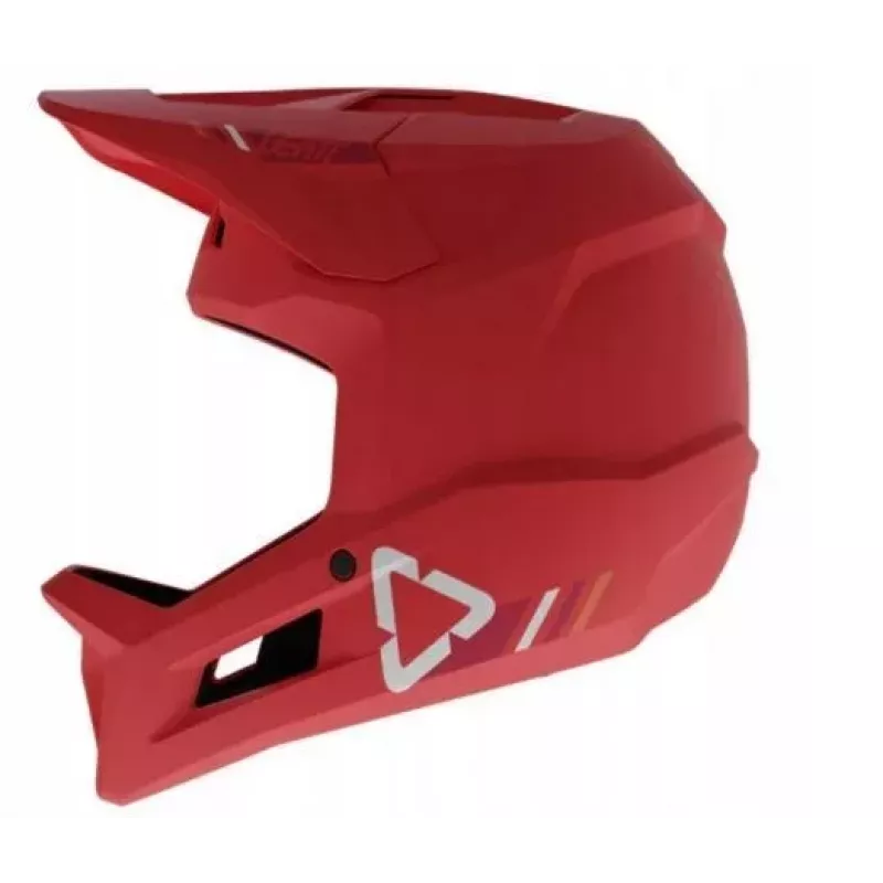 LEATT Capacete de Ciclismo Full-Face MTB Gravity 1.0 V24, Tamanho M, Vermelho