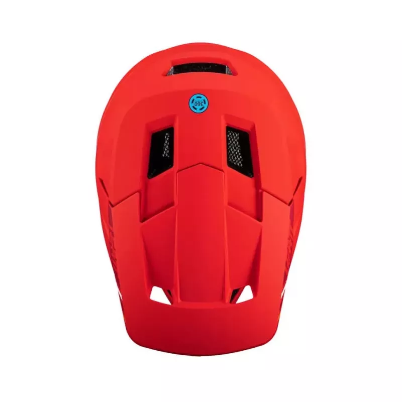 LEATT Capacete de Ciclismo Full-Face MTB Gravity 1.0 V24, Tamanho L, Vermelho