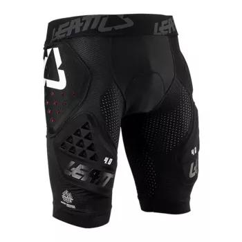 LEATT Calções de Proteção Impact Shorts 3DF 4.0, Tamanho M, Preto