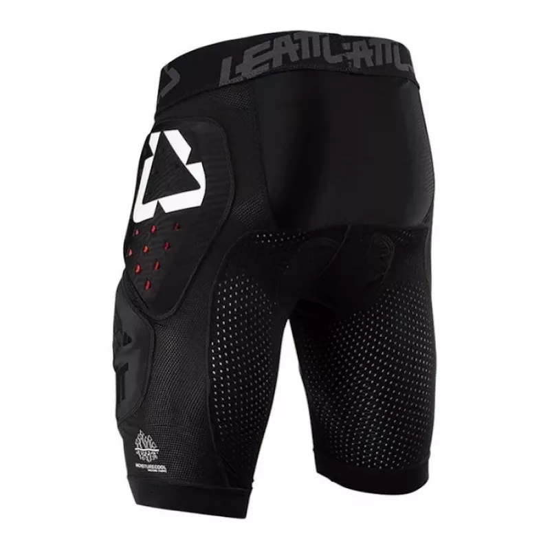 LEATT Calções de Proteção Impact Shorts 3DF 4.0, Tamanho L, Preto